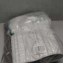 FRESHMINT Anti Fatigue Kitchen Mats for Floor 2 Piece Set, Waterproof & Non-Skid Boho Kitchen Rugs, Cushioned Kitchen Mat for Standing Washable Comfort Desk Kitchen Runners, 17x30+17x47 (Stone Gray)