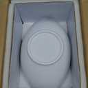 Gomakren Serving Bowls with Handles, Serving Dishes, Porcelain Salad Bowls Mixing Bowl for Entertaining, Nesting Bowl Set of 3, Microwave Dishwasher Safe, 15/28/47 oz, White