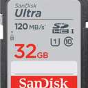 SANDISK 32GB Ultra SDHC UHS-I Memory Card - 120MB/s, C10, U1, Full HD, SD Card - SDSDUN4-032G-GN6IN [Older Version]