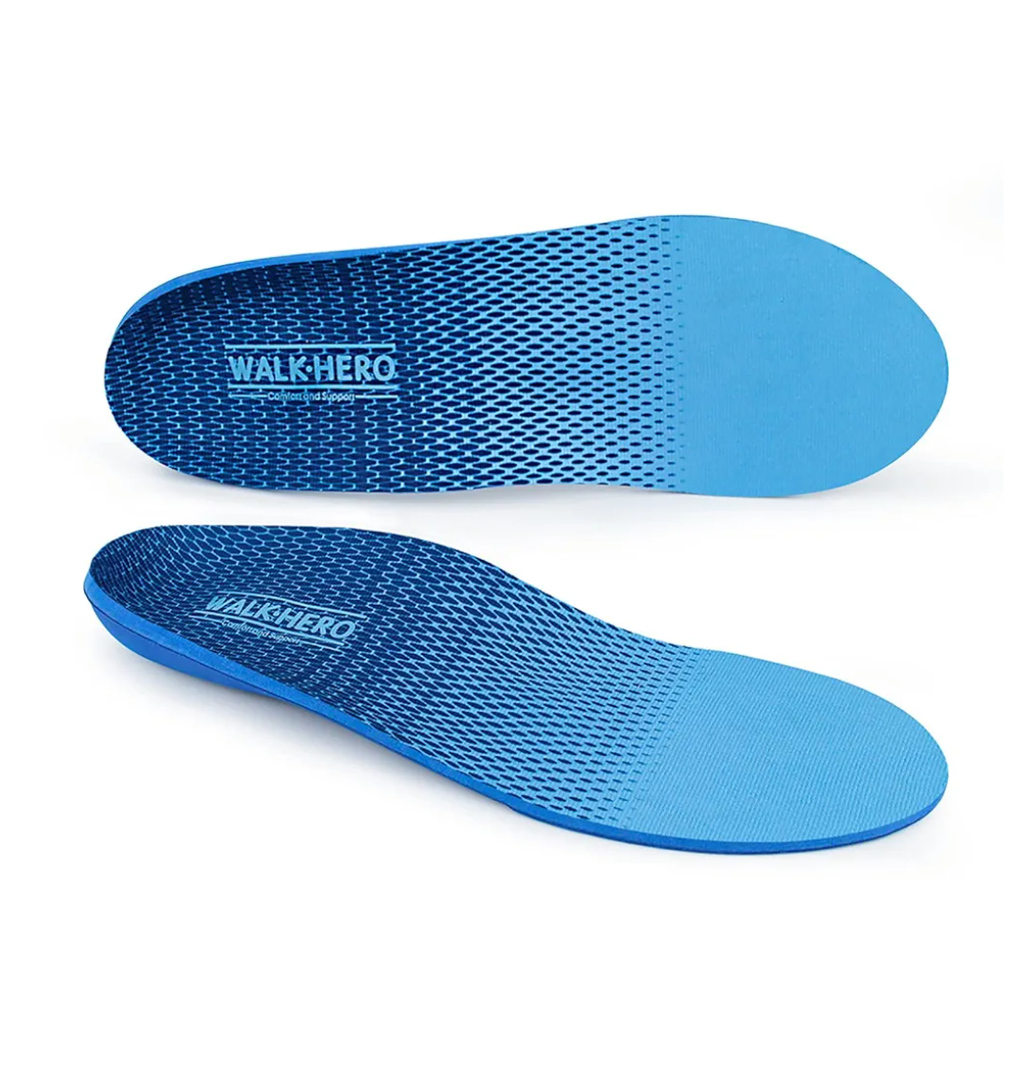 Plantar Fasciitis Feet Insoles Arch Supports Orthotics Inserts Relieve Flat Feet, High Arch (Mens 6-6 1/2 | Womens 8-8 1/2)
