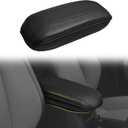 Muslogy Center Console Armrest Cover Fit for Toyota RAV4 2013-2018 Accessories, Comfort Armrest Pad Console Lid Cushion Vegan Leather 1-Inch Extra Thick