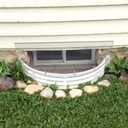 Clear Basement Window Well Covers Outside 41" X 18", Heavy-Duty Polycarbonate Egress Window Well Covers, UV Resistant, Tear-Resistant, Waterproof, Windproof (Only Cover)