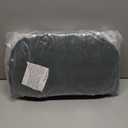 Outdoor Chair Cushions Set of 2, Patio Chair Cushions with Ties, 19x19+5 Tufted Outdoor Seat Cushions, Waterproof Patio Furniture Cushions, Outdoor Dining Chair Pads, Forest Green