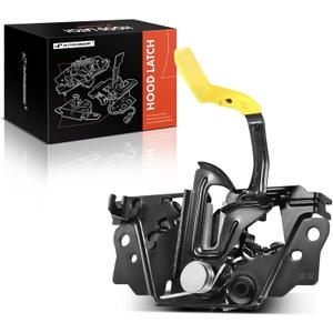 A-Premium Front Hood Latch Assembly Compatible with Ford Vehicles - Transit-150 Transit-250 Transit-350 2015-2023, With Anti Theft, Front Hood Lock - Replace# CK4Z16700B