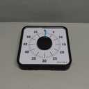 Secura 60-Minute Visual Countdown Timer, 7.5-Inch Oversize Classroom Visual Timer for Kids and Adults, Durable Mechanical Kitchen Timer Clock with Magnetic Backing (Blue)