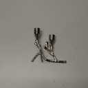 Modern Silver Tealight Tree Branch-Inspired Dual Metal Leaf Candle Holder 5.12"x4.57" Alloy Steel candlesticks Taper for Tables top Centerpiece Home Decor (Silvery)