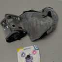 BARKLESS Inflatable Dog Cone, Protective Dog Surgery Collar to Stop Licking Biting Wounds, Patented Soft Donut Cone with Clear Shield, Adjustable Blow-up Collar for Surgery Recovery (Grey, M+) (M+ (Neck: 11"-14"))