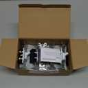 AIDA 15 Amp Single Pole Quiet Indoor Toggle Switch Self-Grounding ON Off, Residential Grade, UL Listed, Quickwire Push-in & Side Wired (White, 10 Pack)