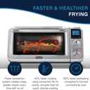 De'Longhi Digital Air Fry Convection Toaster Oven 14L Stainless Steel, Air Fry Oven, 9-in-1, Grills, Broils, Bakes, Roasts, Reheats, Keep Warm, Non-Stick, Scratch-Resistant Interior, 1800-Watts