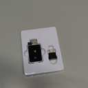 Wireless CarPlay Adapter, 2025 Upgraded 2-in-1 Mini Size CarPlay & Android Auto, Convert Wired to Wireless with USB & Type-C, Plug & Play, Stable Control & No Delay Car Play with iPhone & Android