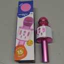 Move2Play, Kids Karaoke Microphone | Includes Pre-Loaded Songs & Bluetooth | Kids Birthday Party Gift | Toy for All Ages 2, 3, 4, 5, 6+ Year Old Girls, Boys & Toddlers (White/Pink)