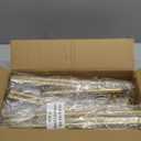 57"42" Height Adjustable Gold Easel Stand for Signs, 4 Display Modes, Stable at Any Position with 4 Hooks  Perfect Welcome Sign Stand, Heavy Duty Easel Stand for Wedding Sign,Parties, Art & Events