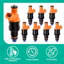 Fuel Injectors Compatible with F150 F250 F350 E150 E250 E350 Mustang Bronco Crown Victoria Expedition Excursion Grand Marquis 4.6L 5.0L 5.4L 5.8L Replace 0280150943, 0280150939, 0280150909