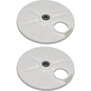 Replacement Wheel Cover Assembly Wheel Dust Cover 127-6840 fits Toro 21"/22" 105-1838 108-3794 110-1789 110-1792 127-6840 Recycler Mowers (2 Pack)