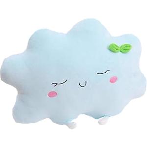 JOSON Sun Shaped Pillow Cute Sun seat Cushion Chair Cushion, Soft Plush Toy Pillow, Used for Home Decoration Children's and Girls' Birthday Gifts (19.6inch Blue)