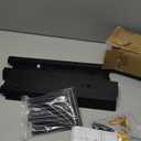 TIOPGHAD 2 Pack Small Vertical Coat Rack Wall Mount, Bamboo Coats Hooks Clothes Holder Hanger for Wall Coat Hat Jacket Clothing Bathroom Robes Entryway (Black)