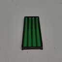 KONNI 0.87×10 Inch Green Taper Candles, Unscented and Smokeless Tall Candlesticks, 4 Pack Tapered Candles with Cotton Wicks, Long Burning, Ideal for Weddings, Dinner Parties, and Home Décor