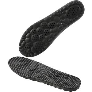 Insoles Men, Shoe Inserts Men, Shoe Inserts for Women, 4D Cloud Technology - Super Soft Comfort Insoles U Shape Memory Foam, Trim to fit (Graphene Black, Women's 5.5-9)