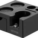 VEVOR Espresso Tamping Station, ABS Material, 7-in-1 Multifunctional Tamping Station with Detachable Slot, Easy to Clean Espresso Knock Box with Non-Slip Base, Fits for 51-58 mm Handles
