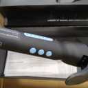 Bio Ionic Long Barrel Curling Iron with Moisture Heat Technology & NanoIonic MX Versatile Curling Wand - Multiple Barrel Sizes for Tight, Classic, Loose & Soft Curls, 1.5 Inch (Soft Curls), Black