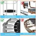 55" Trampoline for Kids, 5-in-1 Toddler Trampoline Indoor Outdoor with Adjustable Gymnastics Bar&Toys, Gifts for Ages 3-8 Boys&Girls