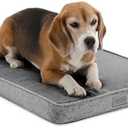 Amazon.com : Diggs Snooz Memory Foam Dog Bed - Ideally Sized Revol Dog Crate Pad - Premium Orthopedic Pet Bed for Crate or Home - Grey, Medium : Pet Supplies