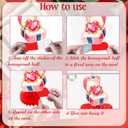 2 x Large, Pack of 8 | 3D Valentine Honeycomb Centerpiece, Red and Pink Valentines Day Centerpieces Table Decorations for Valentine's Day Party Supplies Ideas, Favors