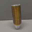 100Counts 9 OZ. Disposable Cups Old fashioned Party Tumblers, 9 Ounce Squat Cups Gold Rimmed Hard Plastic Party Wedding Cups with Gold Rim