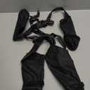 BECEMURU Winter Dog Boots Leggings with Anti-Slip Sole for Small & Medium Dogs, Paw Protector, Perfect for Outdoor Walking, Hiking, Waterproof and Anti-Fall Dog Shoes with Adjustable Strap (S)