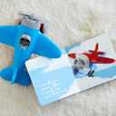 Green Toys Airplane & Board Book (Blue/Red)