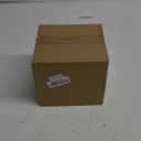 Sumnacon Square Clear Glass Tissue Box Cover -Dainty Cube Tissue Box Holder, Gorgeous Gold Facial Tissue Holder for Dresser Bathroom Bedroom Home Office Bar Restaurant Decor (5.1''x5.1''x5.9''/Square)