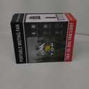 Misting Fan Portable with RGB Lantern, 30000 mAh Rechargeable Camping Mist Fan with Emergency Hurricane Supplies, Perfect Cooling Mister for Outdoor Travel (Black)