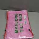 3 x 2Pack Mahjong Tile Bag, Case for American Mah jong Set, Mahjong Gifts Accessories, Card Holder Bouch, Pink (Case Only)