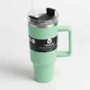 Stainless Steel Tumbler 40 Oz Mint Green