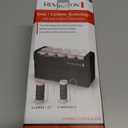 Remington Compact Ceramic Dual Voltage Hot Rollers for Long and Short Hair, Hair Setters, Hair Curlers, 1-1 " Purple/Black, 10 Piece Set