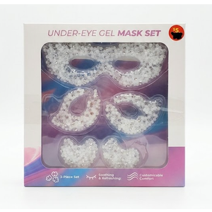 Under Eye Gel Mask 3Pc Set,Pack Of 2