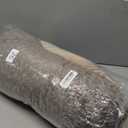 JOEJOY Small Dog Bed Cat Bed with Hooded Blanket, Cozy Cuddler Luxury Puppy Pet Bed, Donut Round Calming Anti-Anxiety Dog Burrow Cave Bed - Anti-Slip Bottom and Machine Washable 23 inch (Grey)