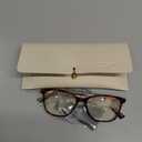 Madison Avenue Blue Light Blocking Glasses Anti Eyestrain UV Glare Blue Light Glasses for Women with Case, TV Phone Computer Gaming Eyeglasses (Demi)