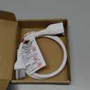 Amazon Basics Extension Cord, 3 Ft, 3-Prong Outlet Extender, Indoor Use, 13 Amps, 125V, White