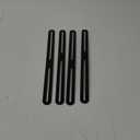 4-Pack Adjustable Flat Mending Plate Support with Single Slot, 14.17x0.94 Inch Straight Repair Fixing Bracket Connector for Wood Furniture/ Timber PC Case Holder [Silver]