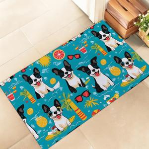 amepay Rooster Indoor Door Mat, Stylish 17x29.5in Non-Woven Fabric Floor Doormat with Colorful Chicken and Floral,Farmhouse Doormats, for Porch Insider,Bedroom,Living Room, Decor Rug Gifts