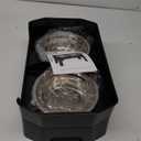 URPOWER 3-in-1 Elevated Dog Bowls - Mess Proof Double Deck 4 Height Adjustable Raised Stand with 2 Stainless Steel Food Bowls & Licking Plate for Small, Medium & Large Dogs (Black)