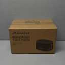 Mueller Retro Toaster 2 Slice with 7 Browning Levels and 3 Functions: Reheat, Defrost & Cancel, Stainless Steel Features, Removable Crumb Tray, Under Base Cord Storage, Black