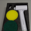 Electric Spin Scrubber, Power Cleaning Brush with 3 Heads, Cordless Waterproof Shower Scrubber with Dual Speed, Perfect for Cleaning Bathroom, Tile, Cars, Floor. Electric Scrub Brush for tub