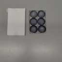 6 Pack 38mm Growler Caps, Beer Bottle caps Compatible with 1/2 Gallon and 1 Gallon Glass Gallon Jugs Replacement, Black