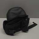 Momcozy Hip Seat Baby Carrier - Adjustable Waistband with Original 3D Belly Protector, Ergonomic Carrier with Various Pockets for Newborns & Toddlers up to 45lbs (Black, Medium)