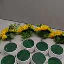 Zeyune 8 Pieces Artificial Sunflower Potted Plants for Yellow Kitchen Decor Sunflower Centerpieces for Tables Mason Jar Artificial Flowers in Plastic Pot for Bathroom Wedding Office