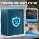 2.8 Cu Ft Safe Box For Home Documents -Steel Electronic Digital Safety Box for Office Money Jewelry Valuables, Personal Security Lock Box with Sensor Light, Removable Shelf, Mute Function