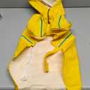 Reflective Strip Dog Raincoat, Ultra - Light Breathable Waterproof Rain Jacket with Hood, Adjustable Sizes for Small/Medium/Large Dogs, (3XL)