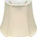 Royal Designs BS-708U-12LNBG Modified Bell Lamp Shade, 7.5 x 12 x 9.5, Linen Beige